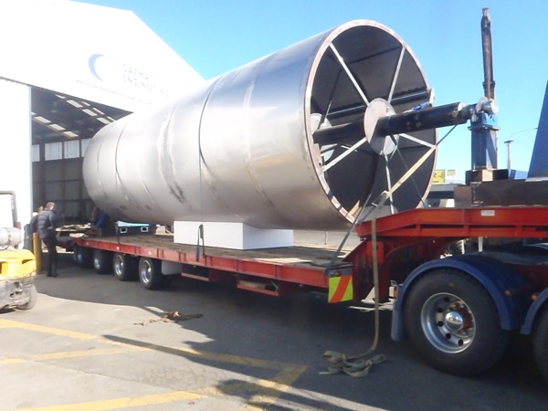 Garmac Engineering workshop in Whanganui with staff at work on a fabrication job